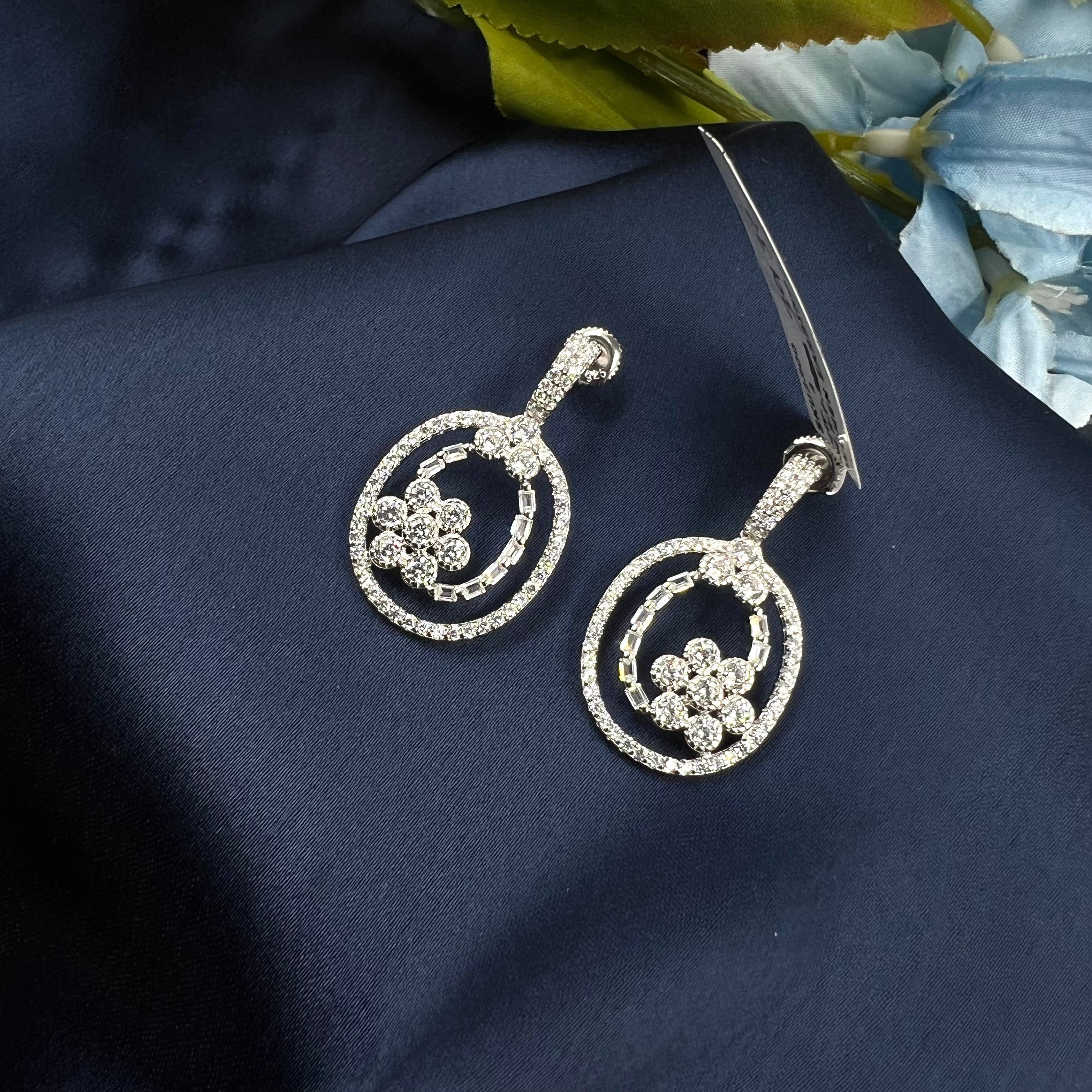 Elara Crystal Earrings Studs