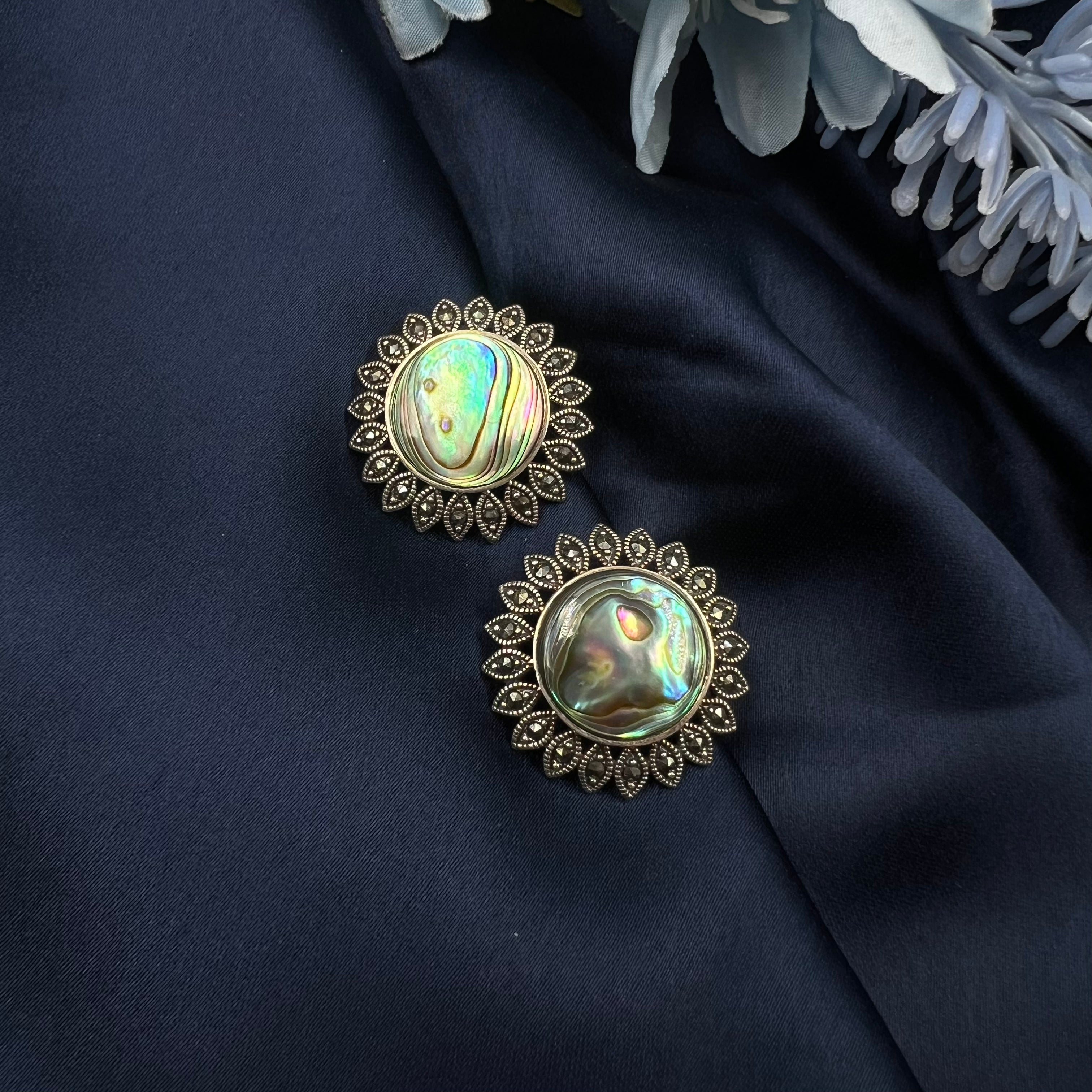 Myra Marcasite Pendant Set