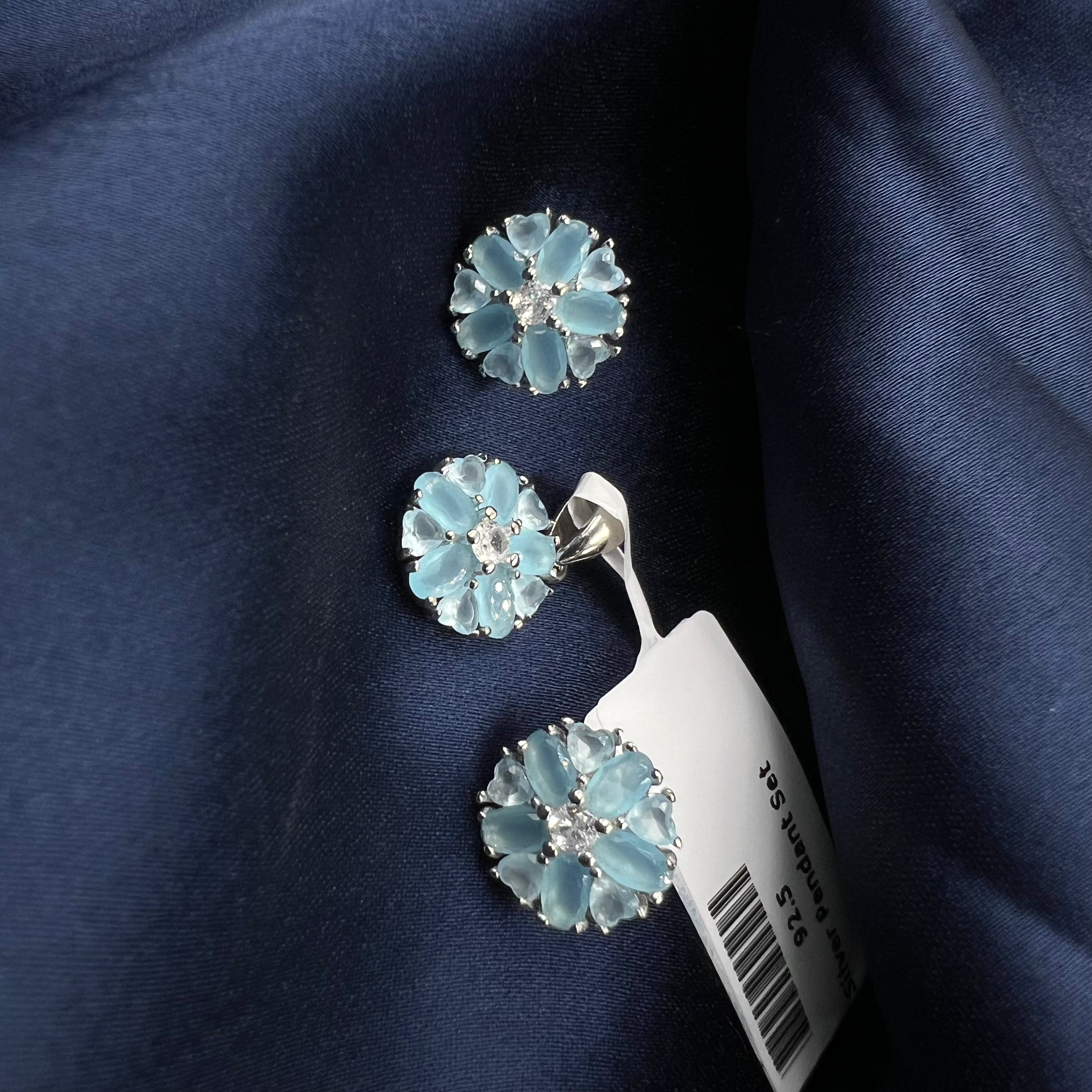 BlushGlow Pendant Set