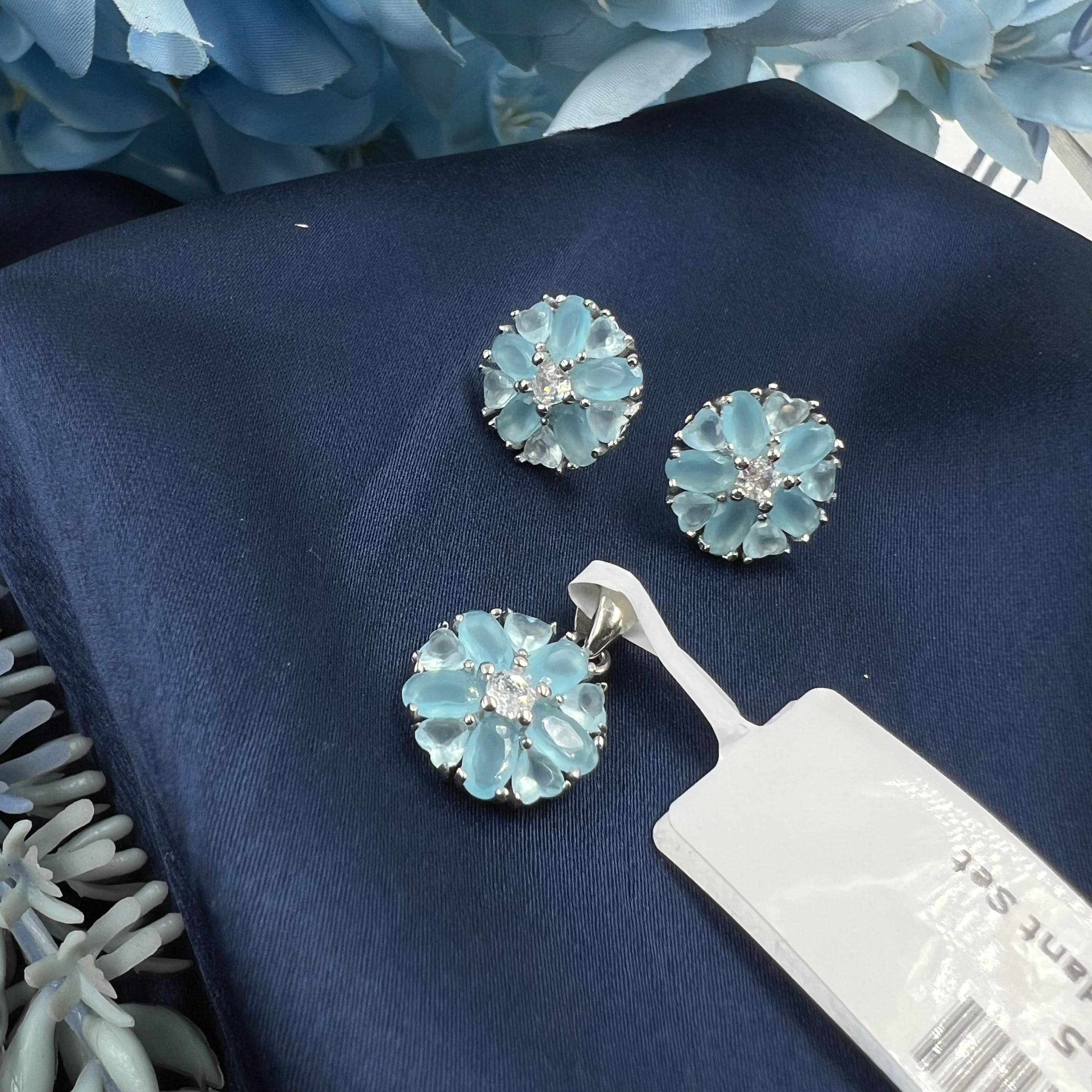 BlushGlow Pendant Set