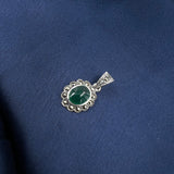 Pure Aura Marcasite Pendant Set