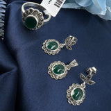 Pure Aura Marcasite Pendant Set