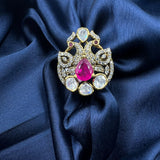 Rhea Gold Polish Polki Ring