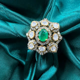 Reeva Gold Polish Polki Ring