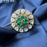 Vanya Gold Polish Polki Ring
