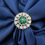 Vanya Gold Polish Polki Ring
