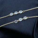 Opal Line Anklet