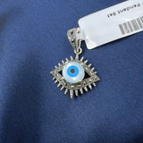 Zina Evil Eye Marcasite Pendant Set