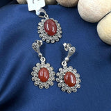 Rumi Marcasite Pendant Set