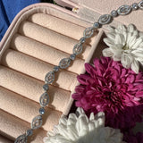 Aurora Crystal Line Tennis Bracelet