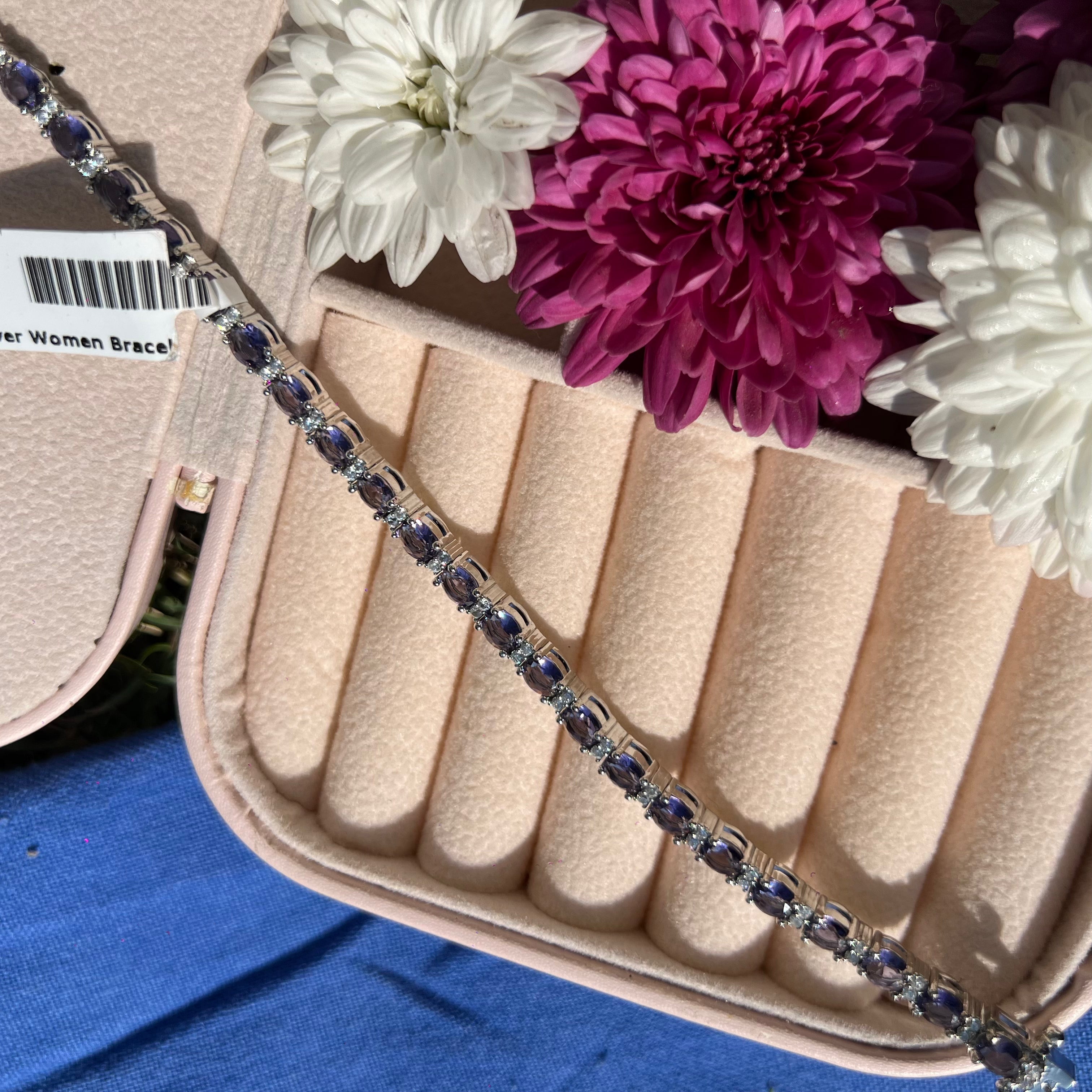 Aurora Frost Shine Tennis Bracelet