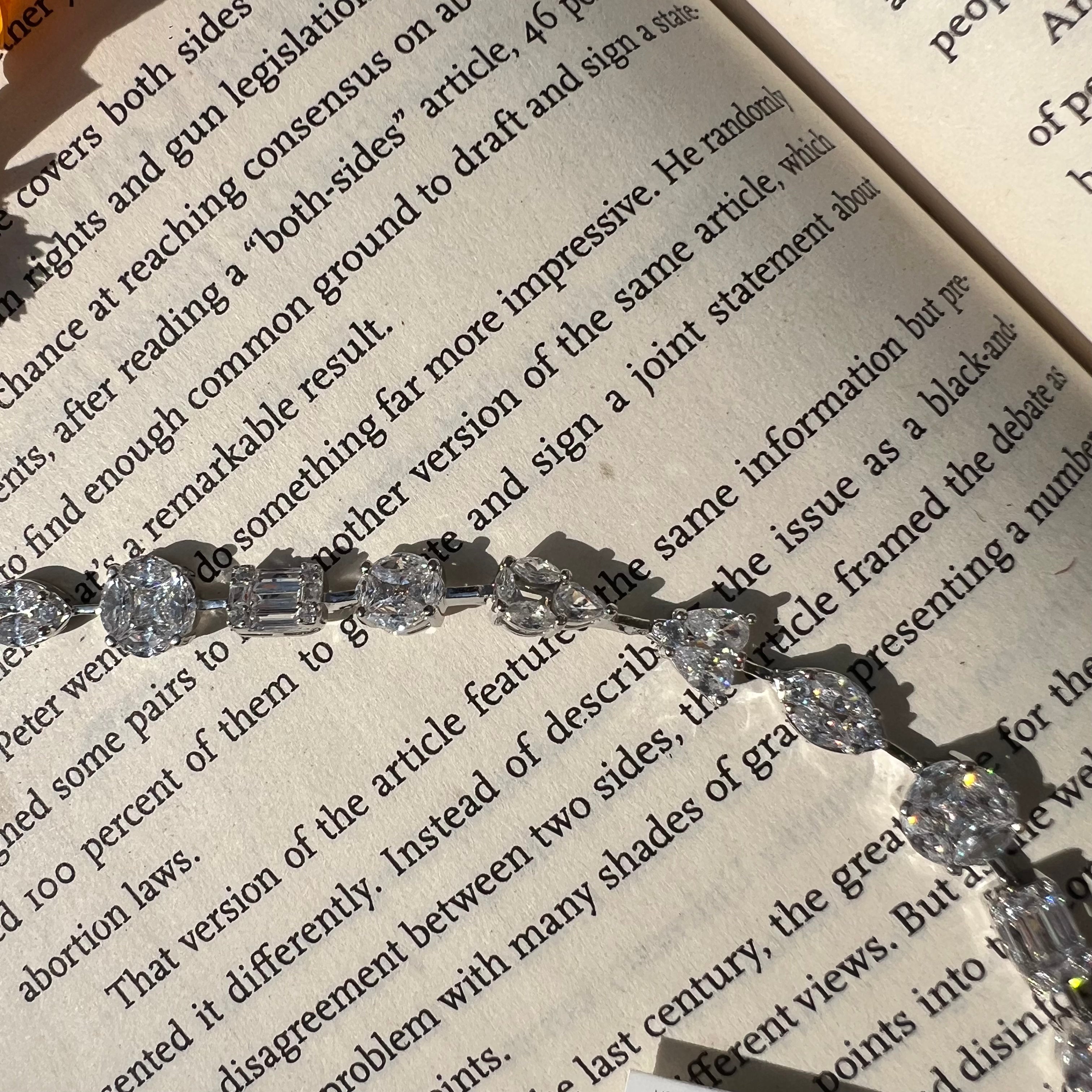 Aurora Ice Beam Tennis Bracelet