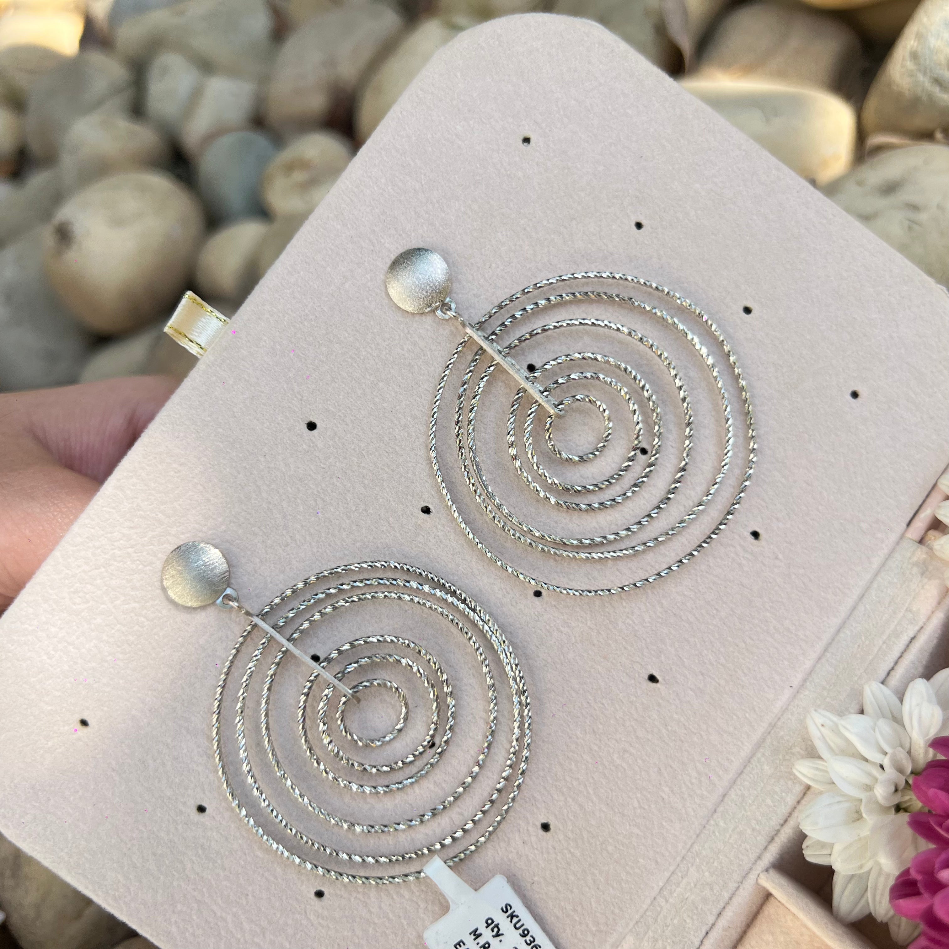 Dancing Hoop Earrings