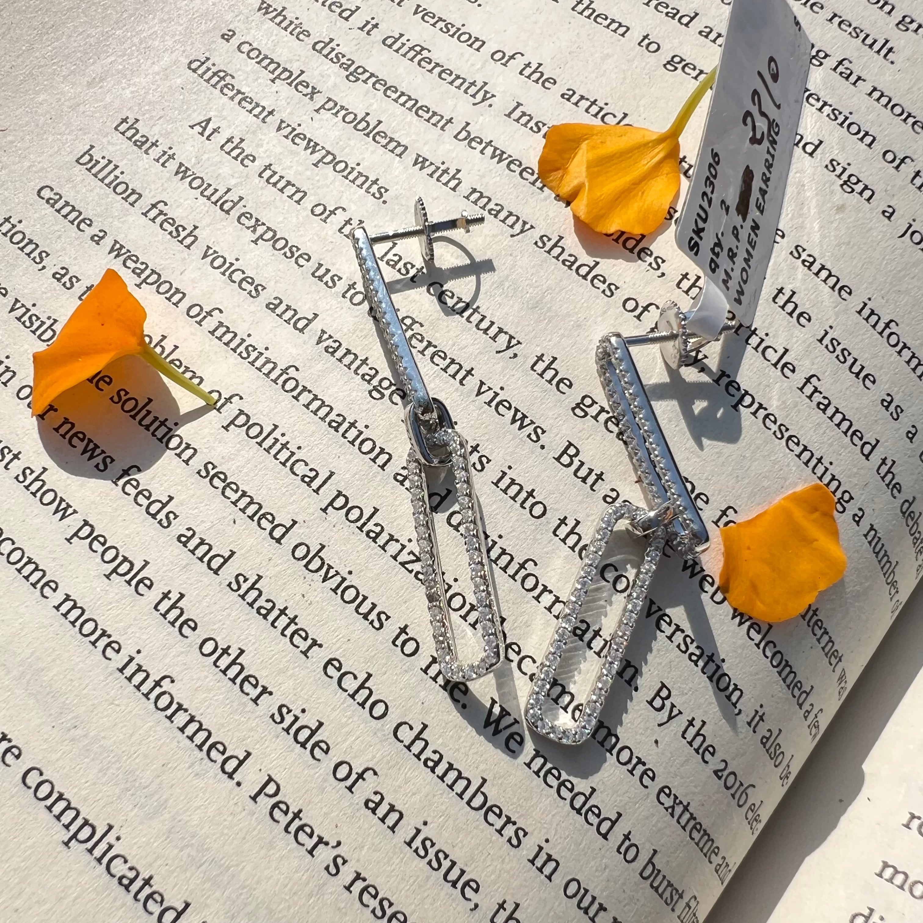 Double Clip Earrings