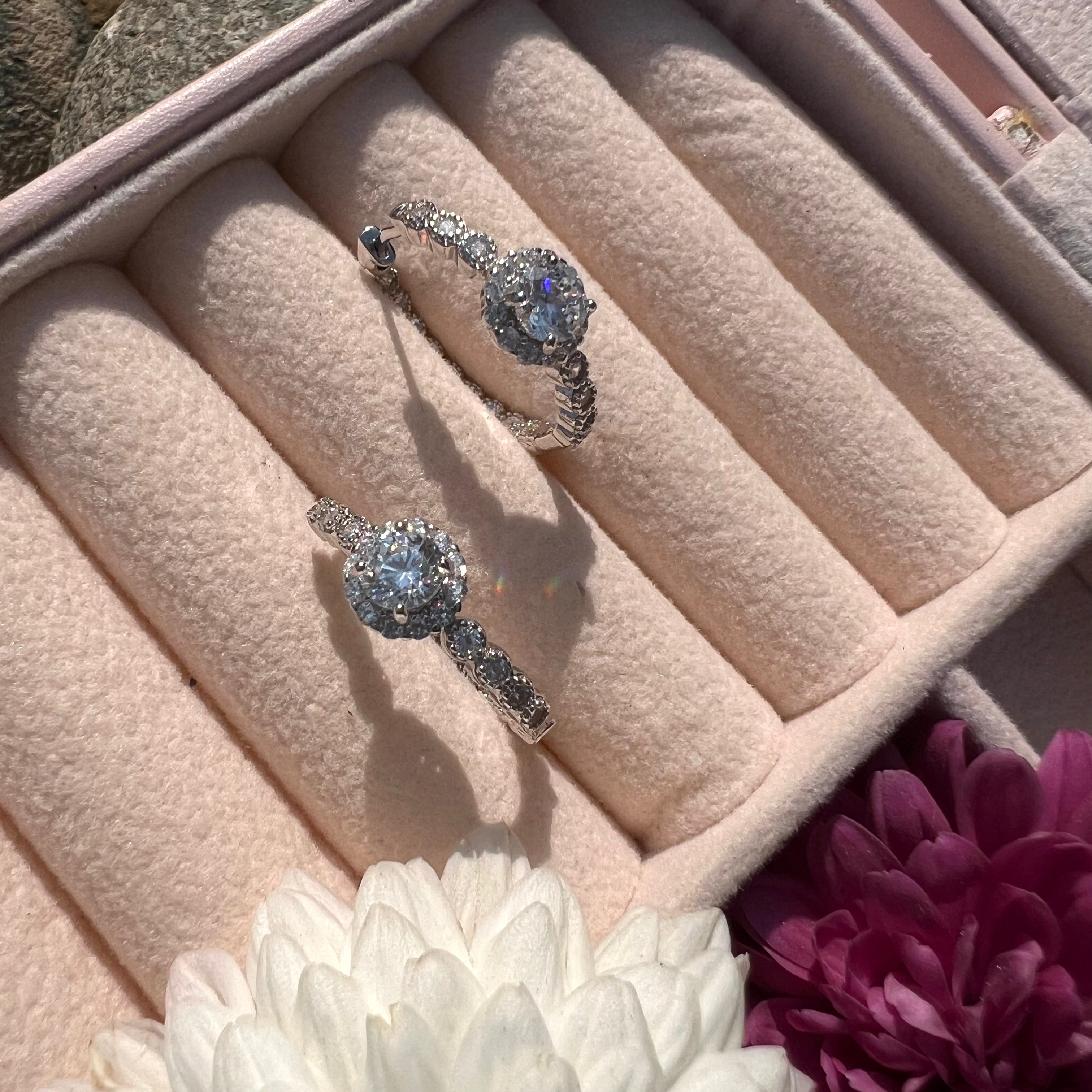 Opaline Hoops Earrings