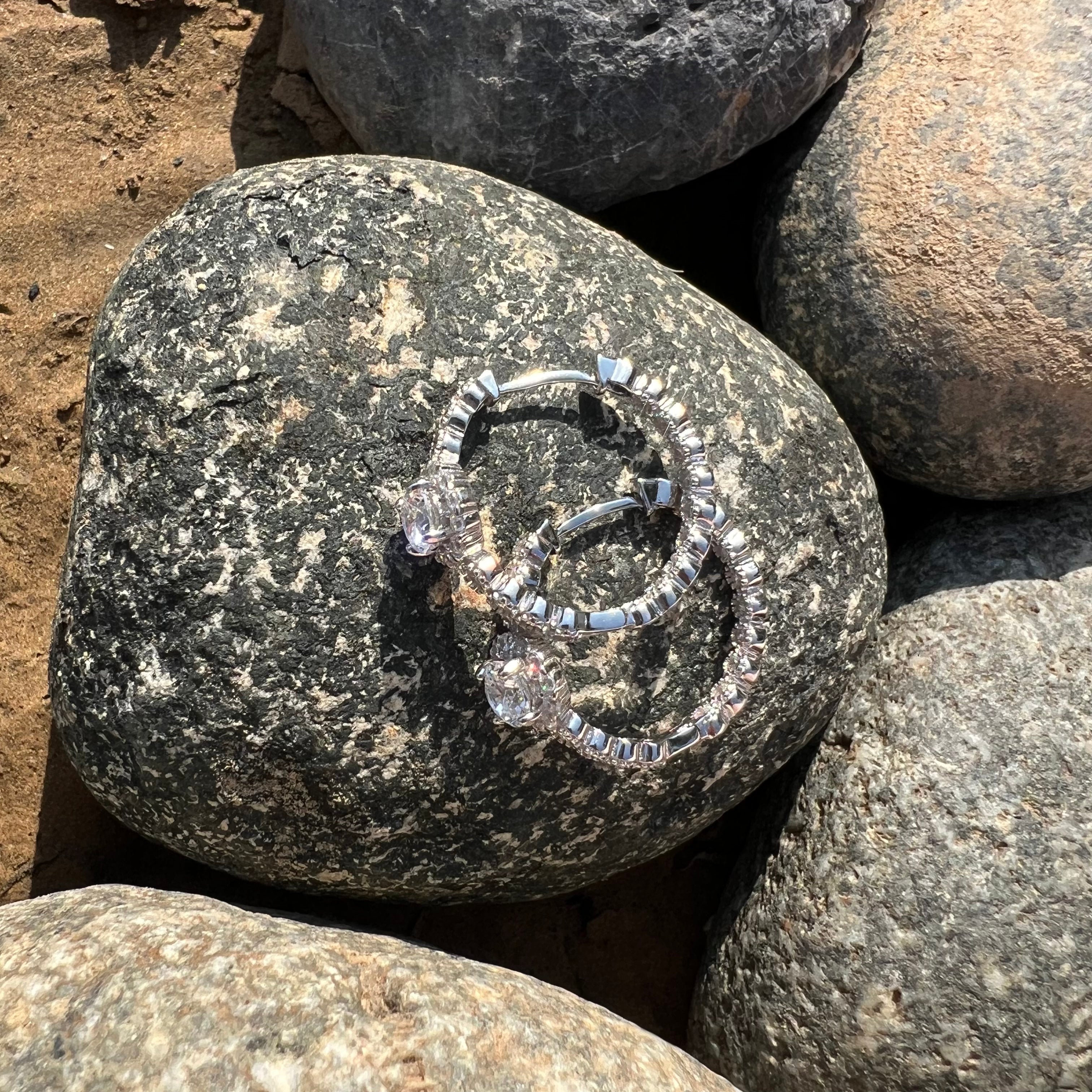 Opaline Hoops Earrings