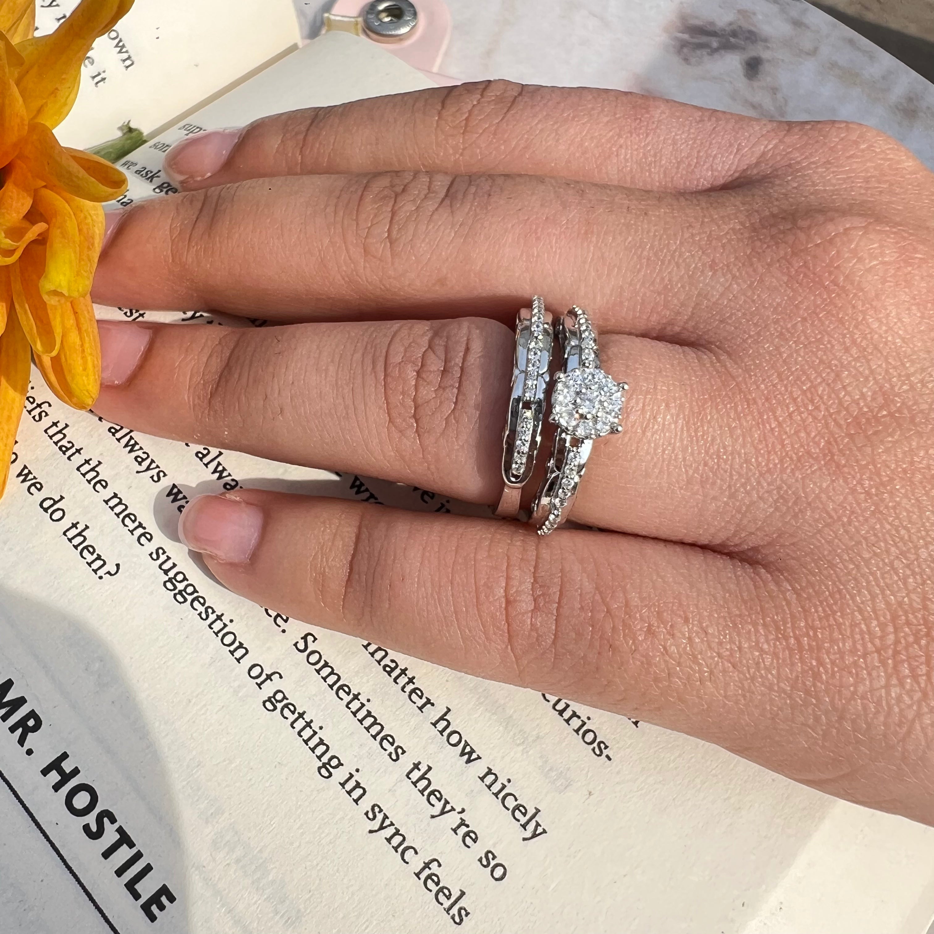 Dual grace Double Ring