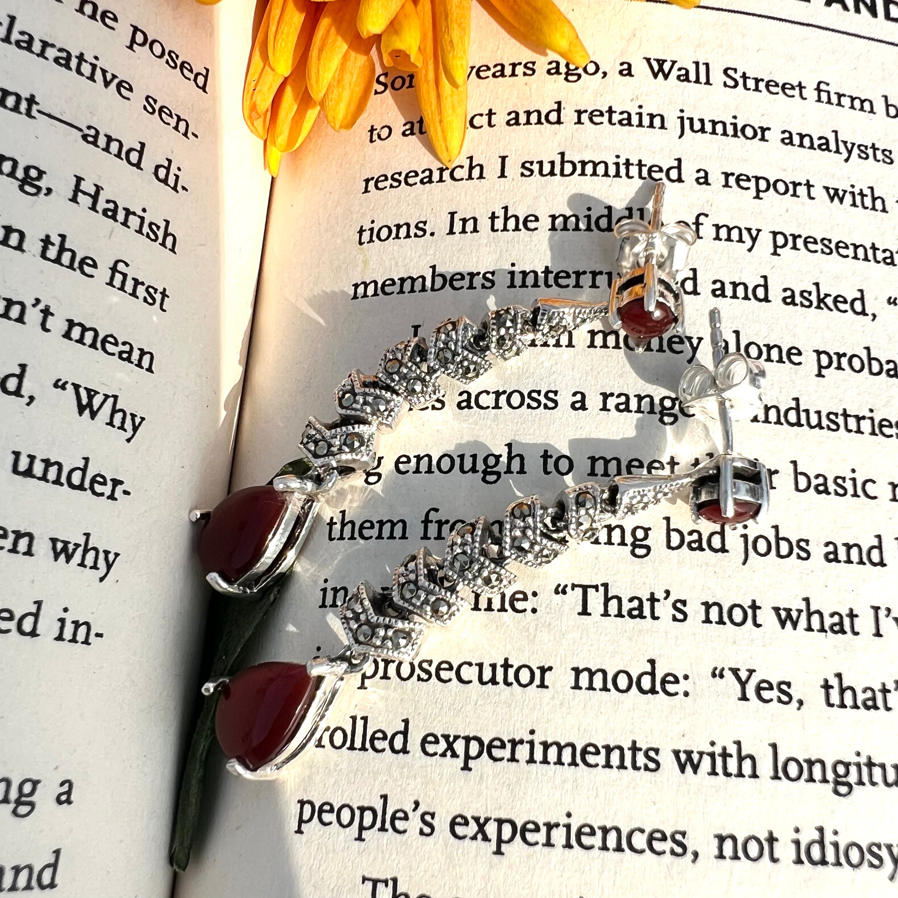 Maison Ruby Glow Earrings
