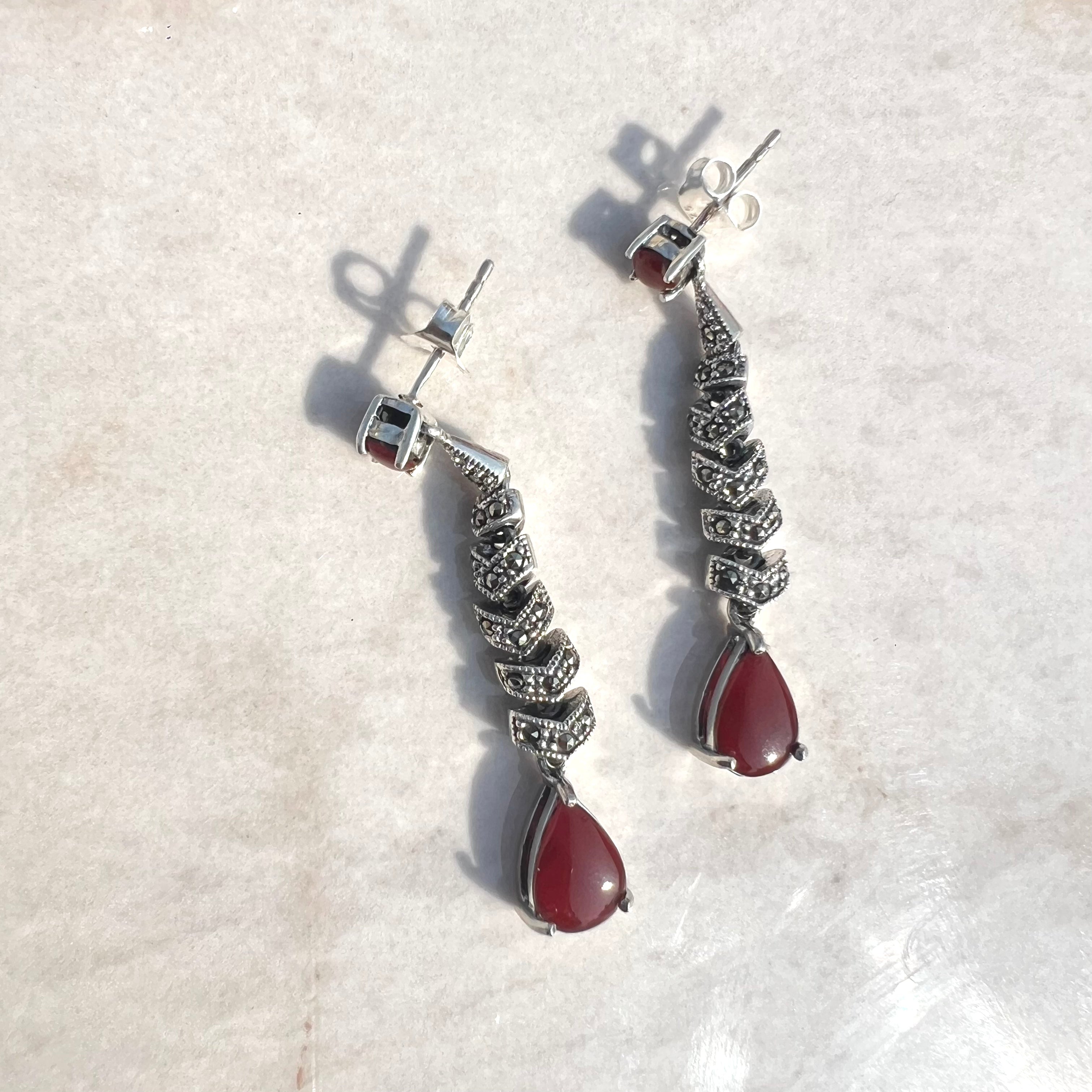 Maison Ruby Glow Earrings