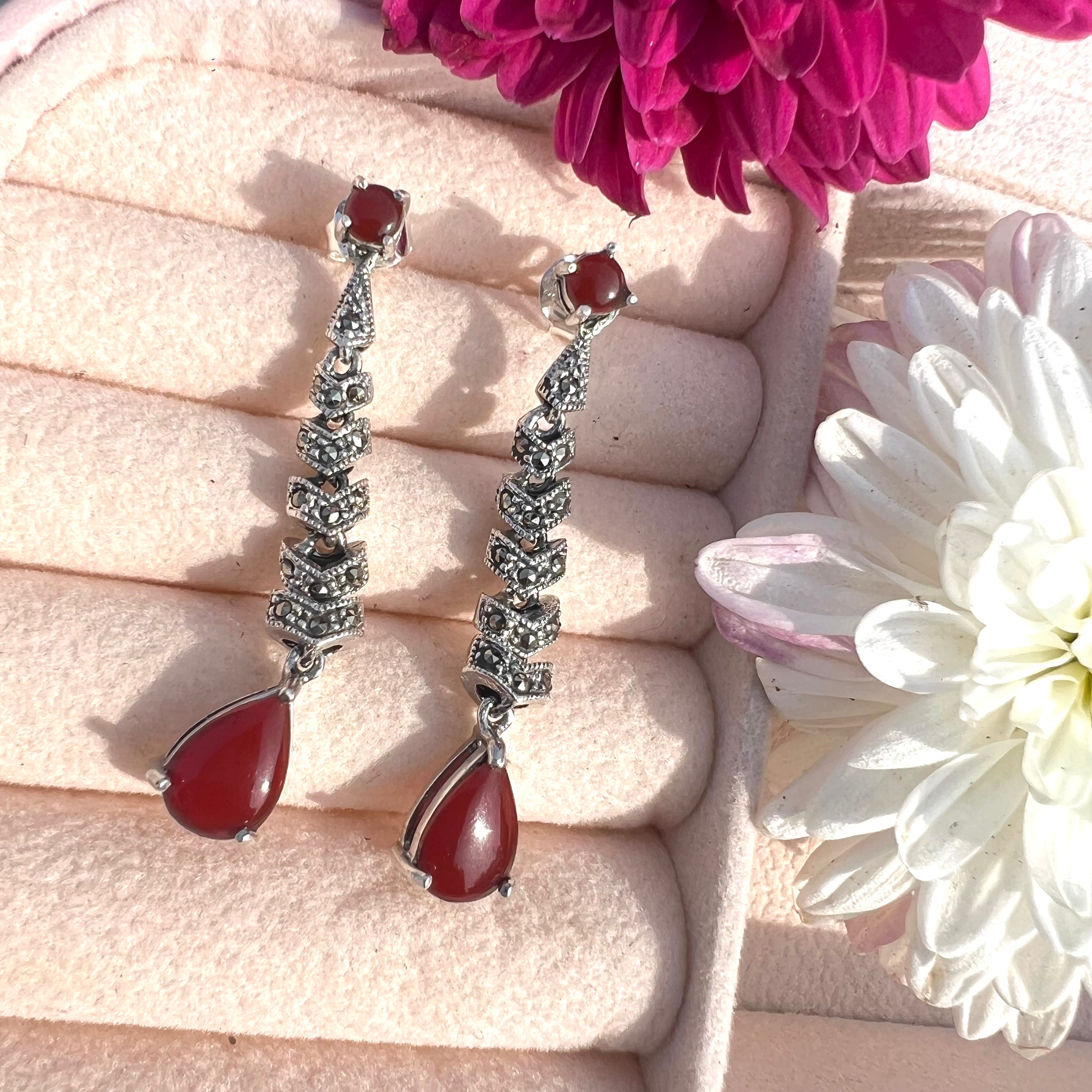 Maison Ruby Glow Earrings