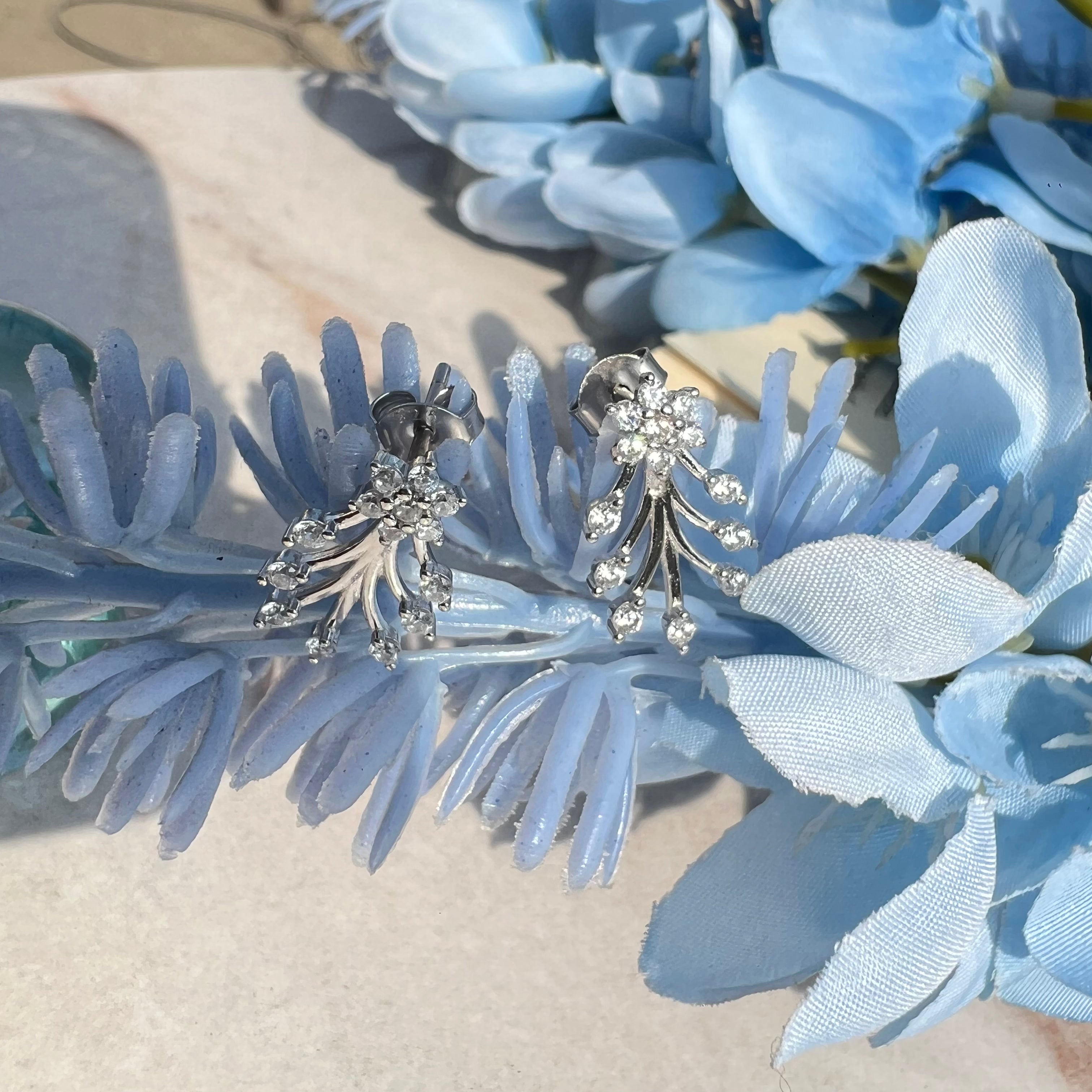 Crystal Flake Earrings