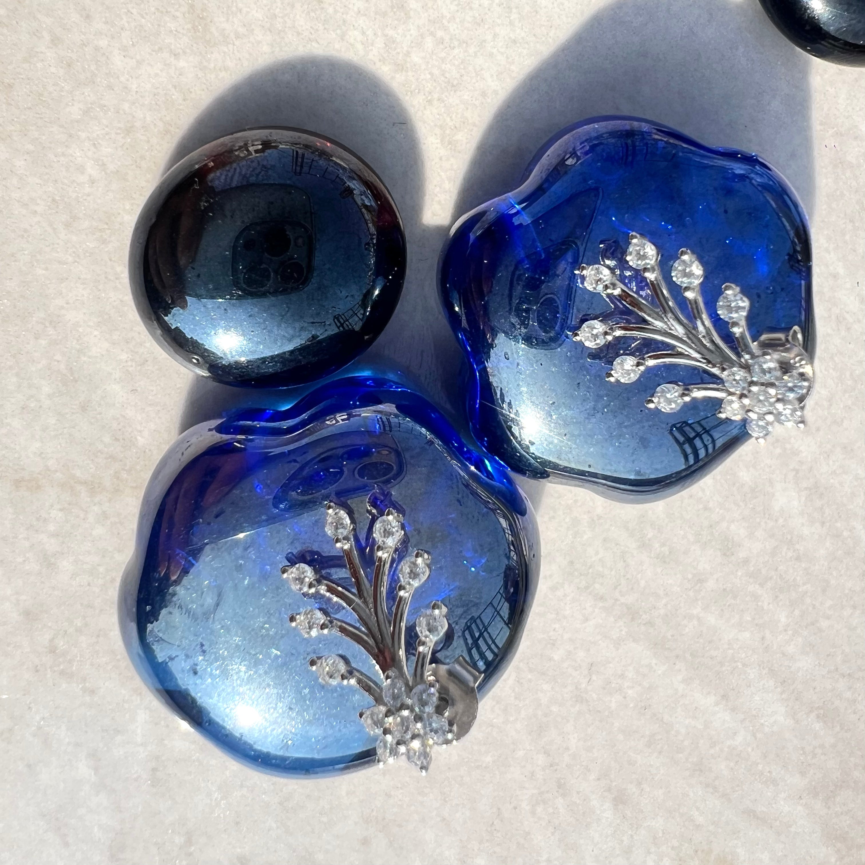 Crystal Flake Earrings