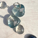 Dancing Swan Drop Earrings