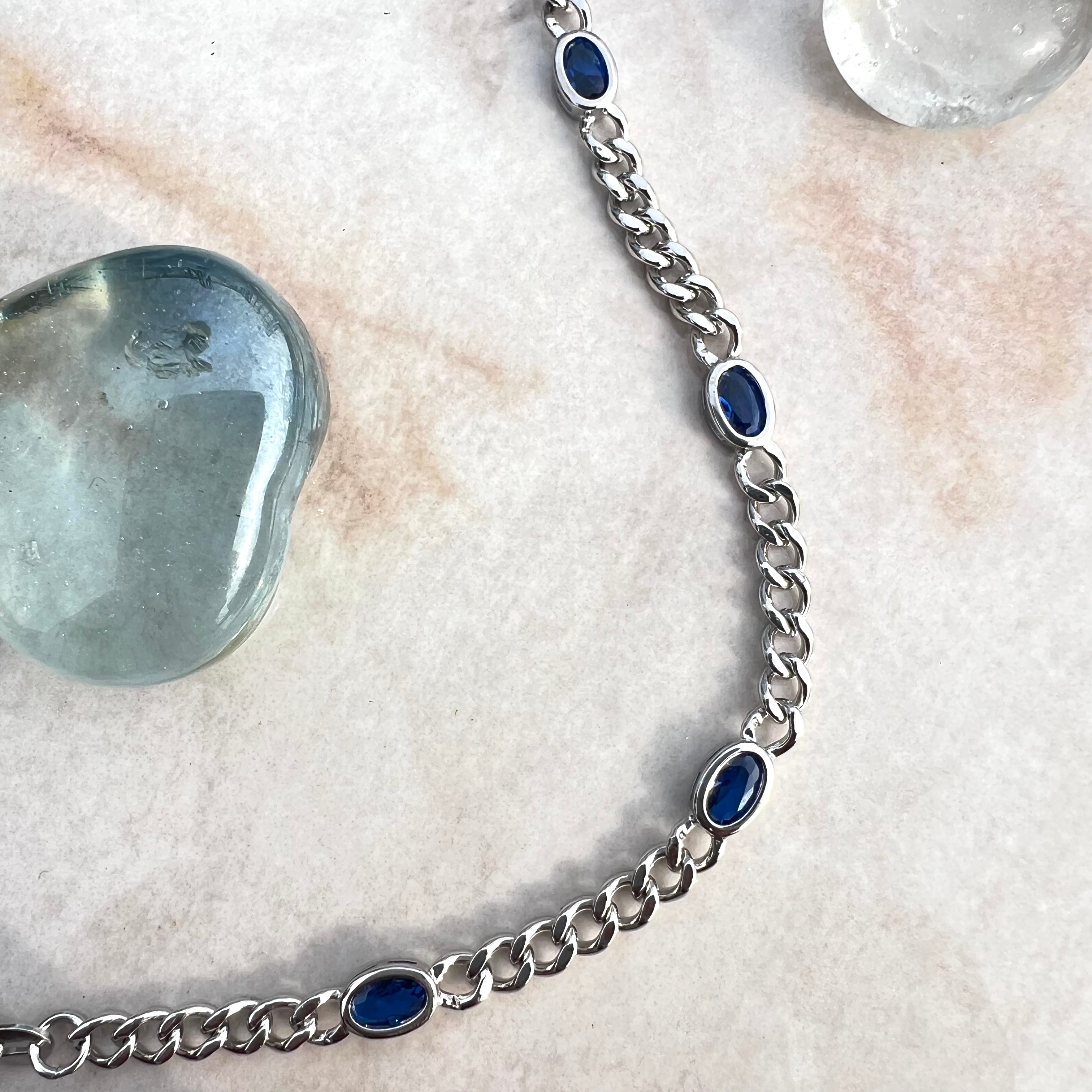 Sapphire Glow Bracelet