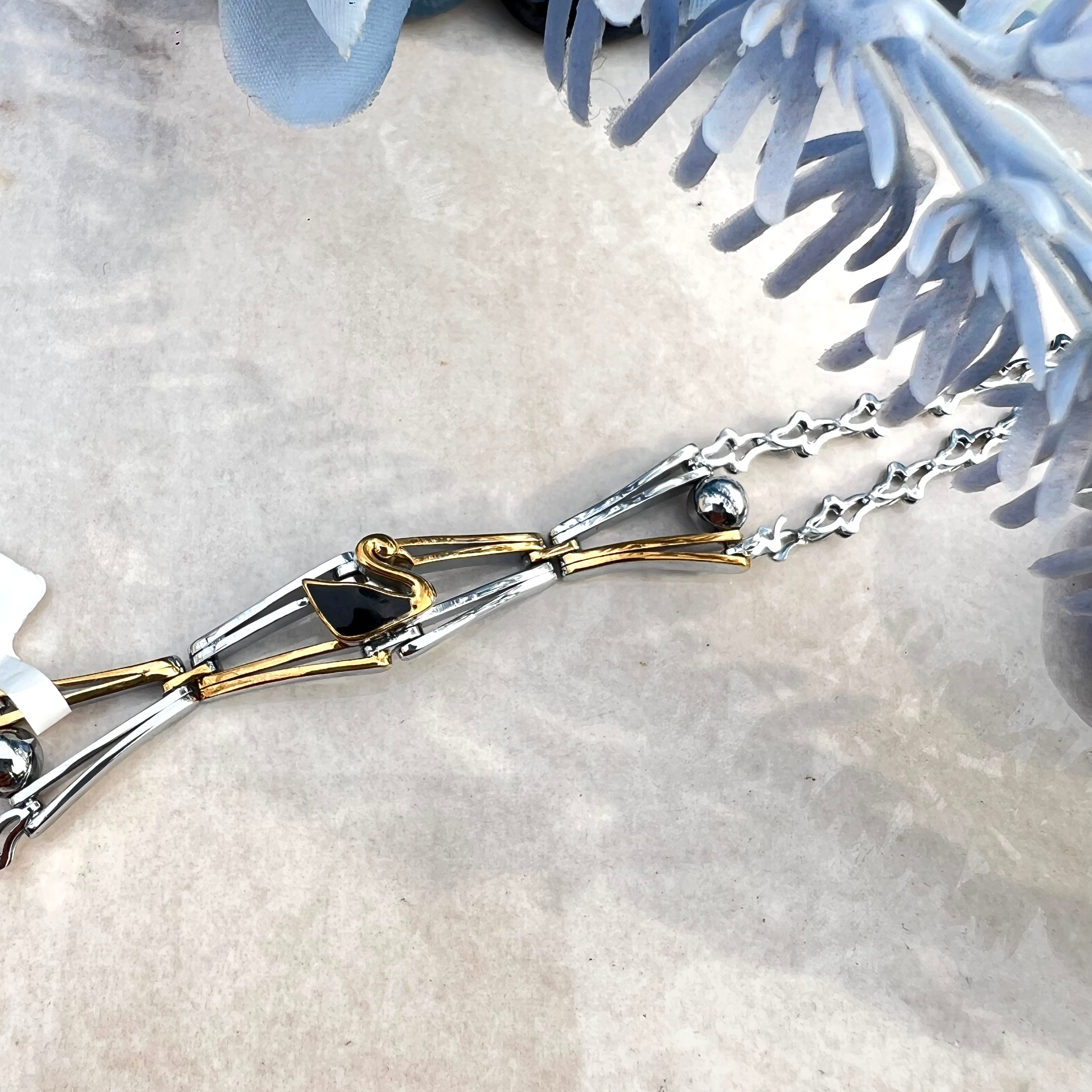 Unity Trio Swan Bracelet