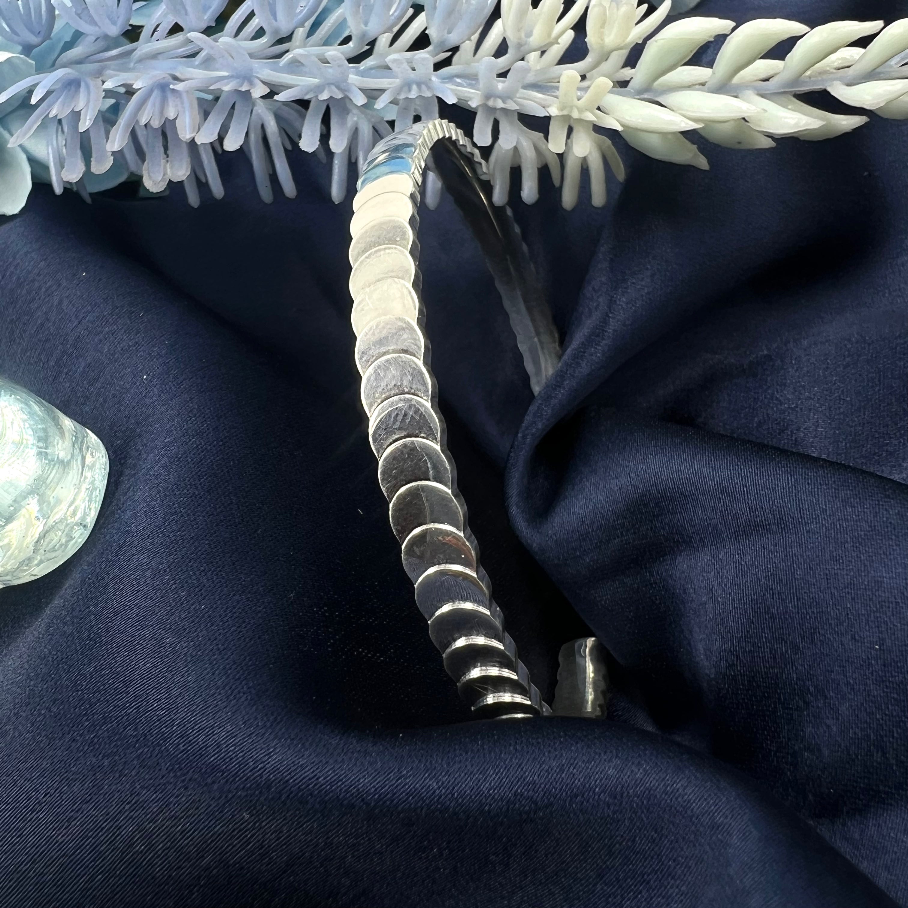 Aurelia Silver Bangle