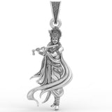 Krishna Silver Pendant