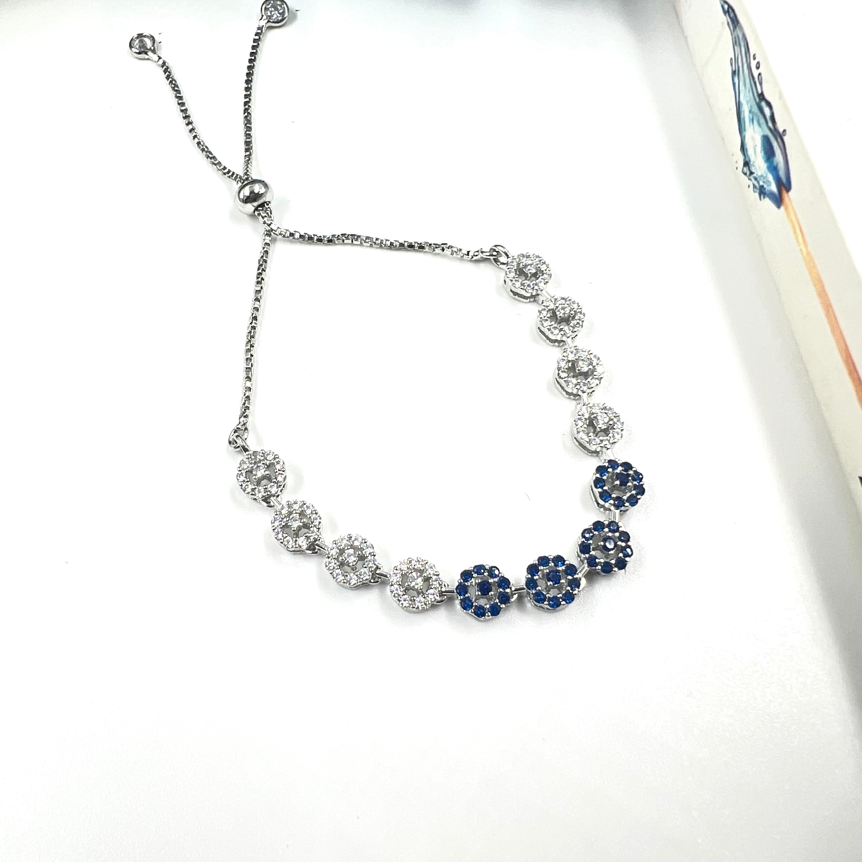 Sapphire Bloom Luxe Bracelet