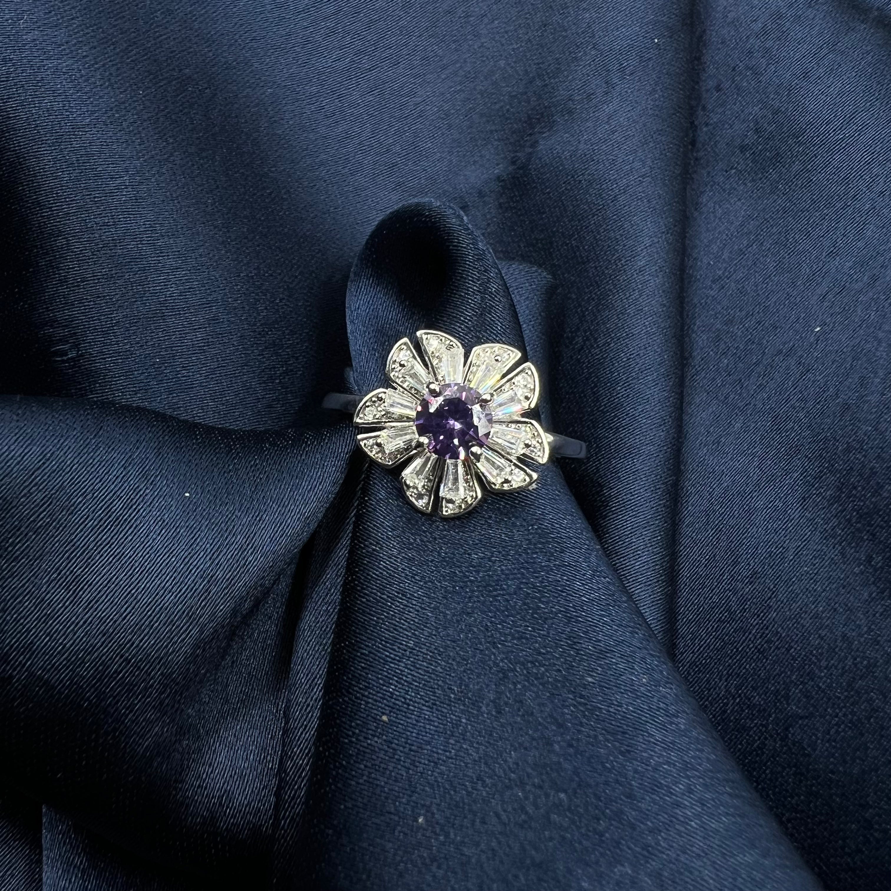 Violet Kiss Ring