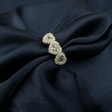Tri Heart Ring