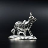 Kamdhenu pure silver idol