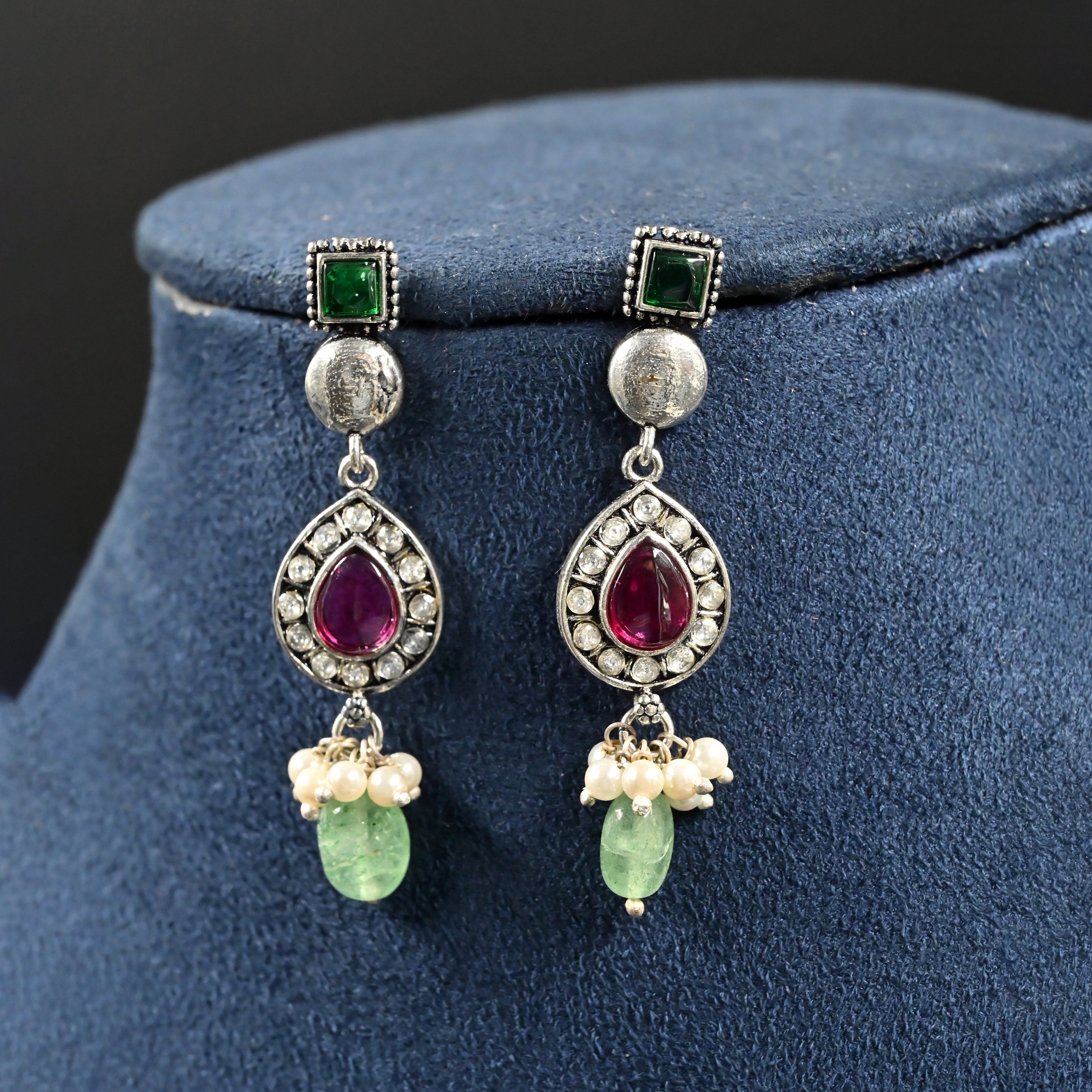 Serene floral necklace set by House of Janya