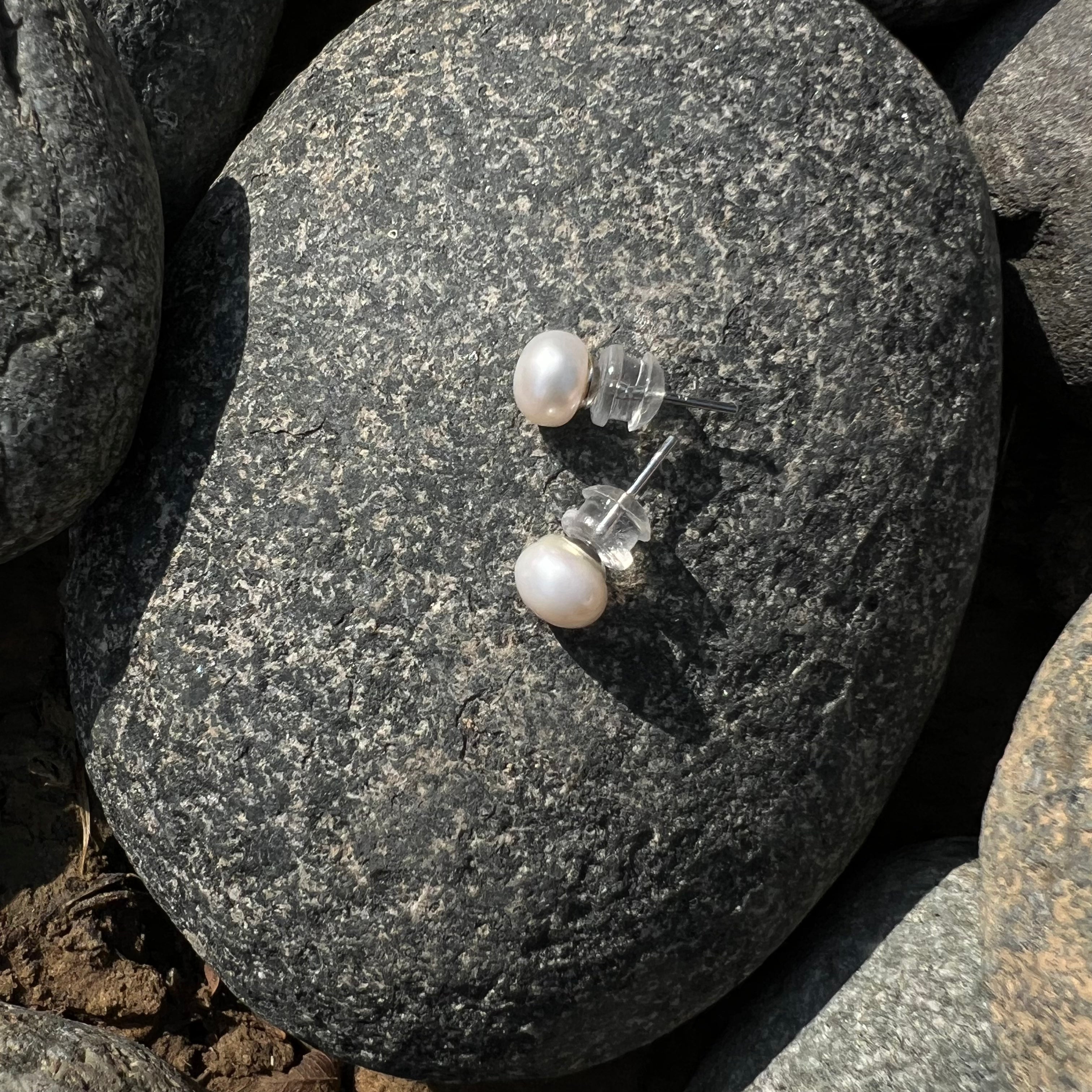 Pearl Silver earrings 