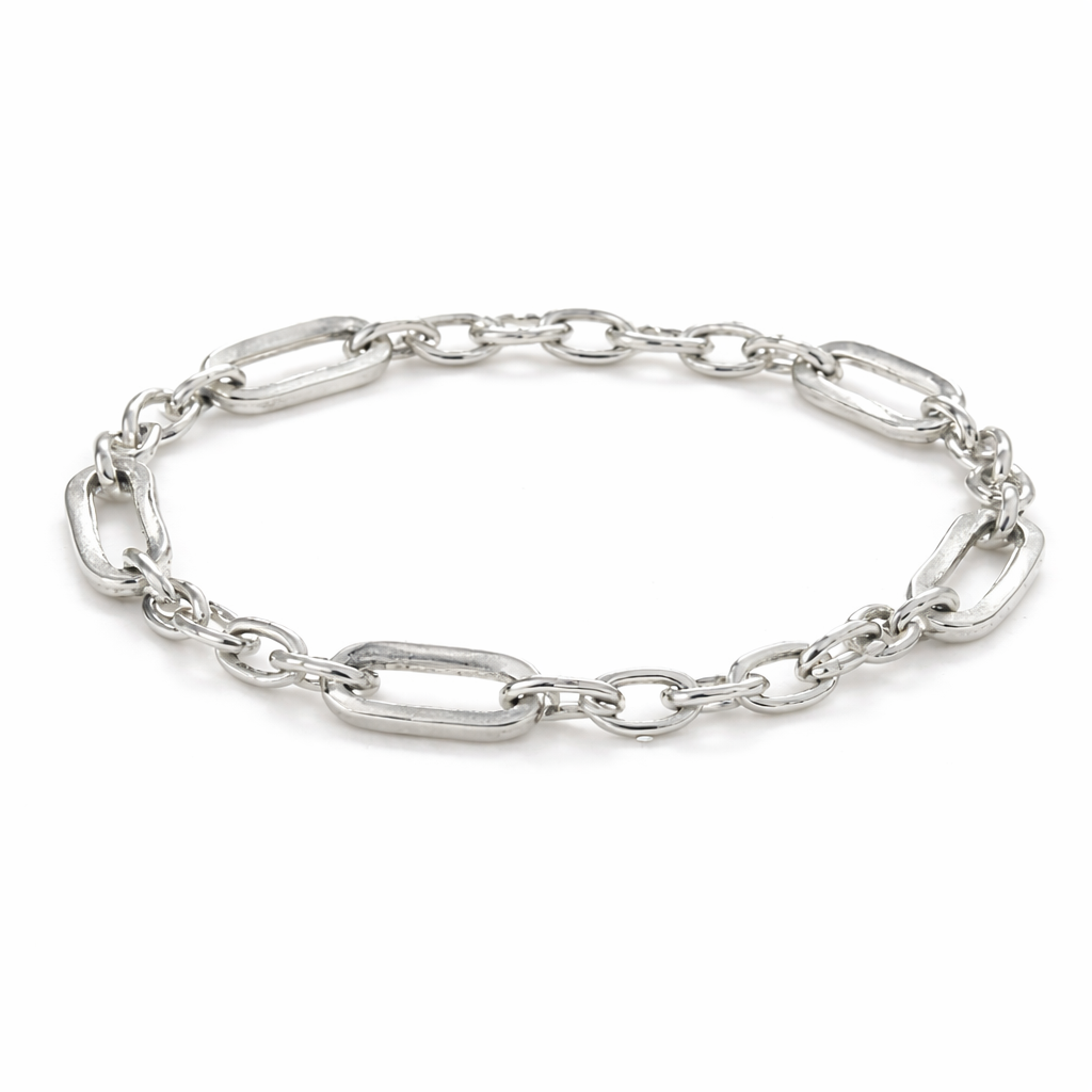 Steel Arc Bracelet