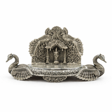 Decorative Raj Darbar Silver Singhasan 