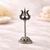 Sacred silver Trishul