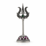Sacred pure silver Trishul