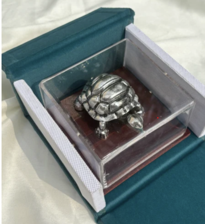 Pure Silver Tortoise in a Box