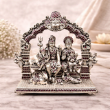 Shiv Parivar Silver Idol