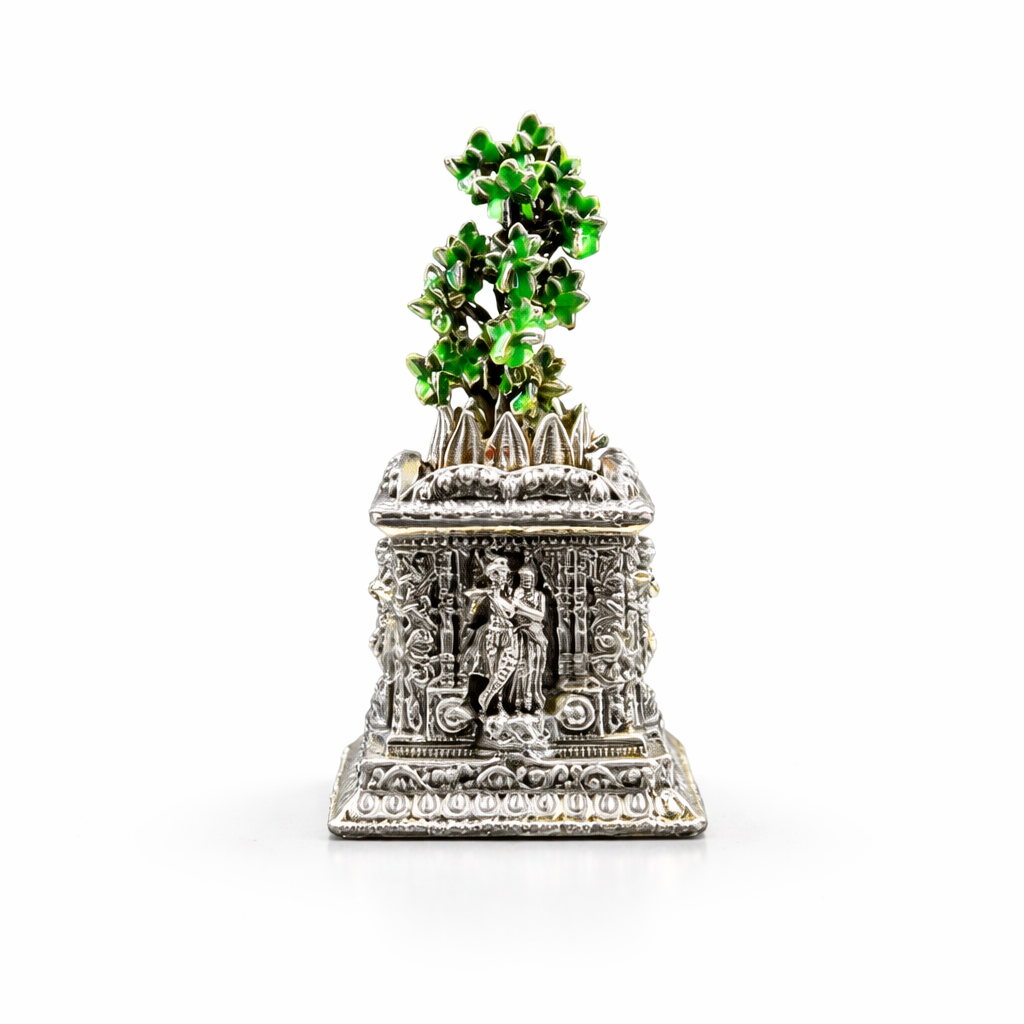 Sacred Tulsi Vrindavan Artefact