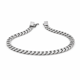 Silver Cuban Link Bracelet
