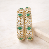 aarunika gold polish 925 silver bangles
