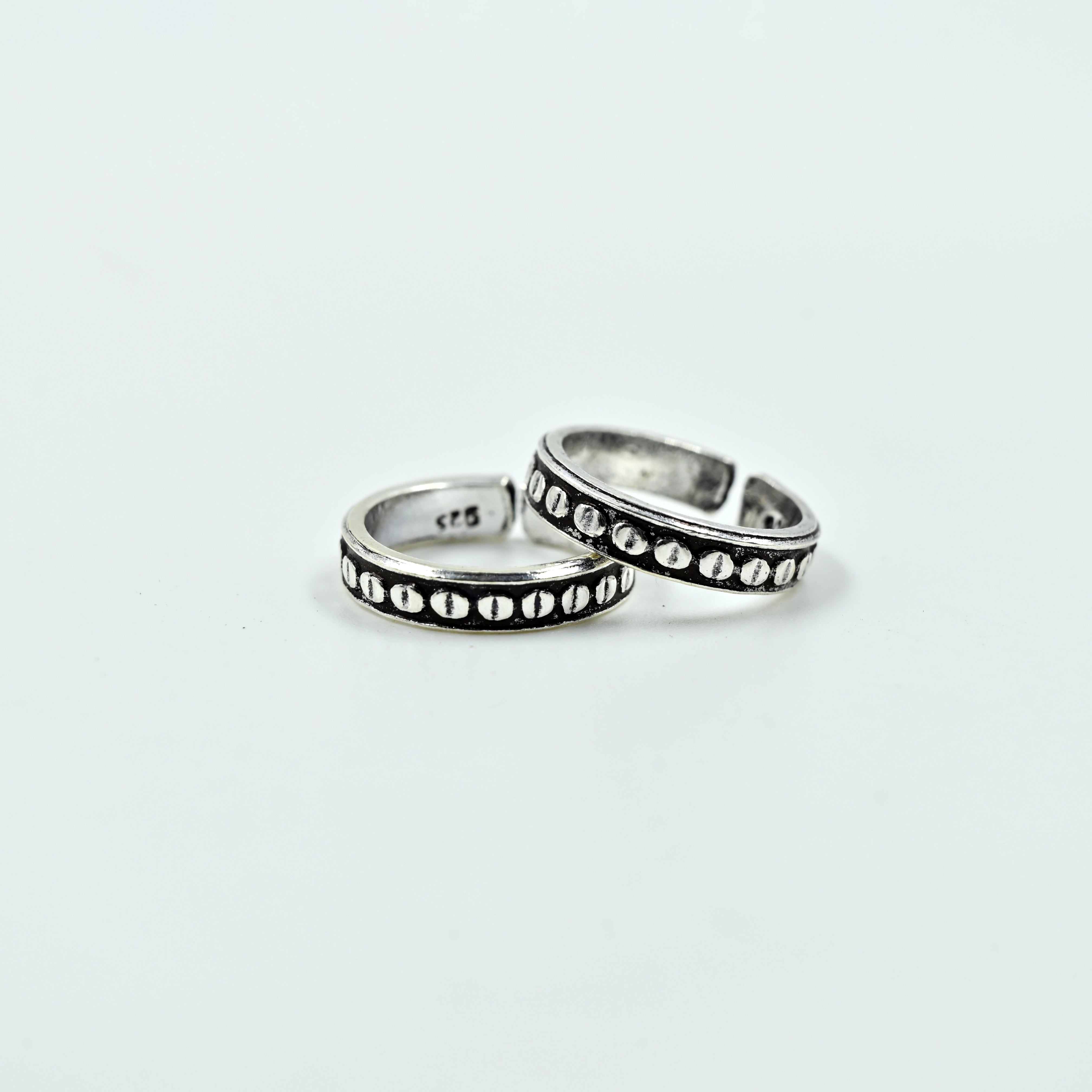 Adjustable 925 silver toe ring