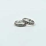 Adjustable 925 silver toe ring