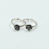 Adjustable 925 silver toe ring