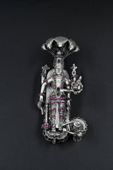 Anantshayan Vishnu silver idol in 925 sterling silver
